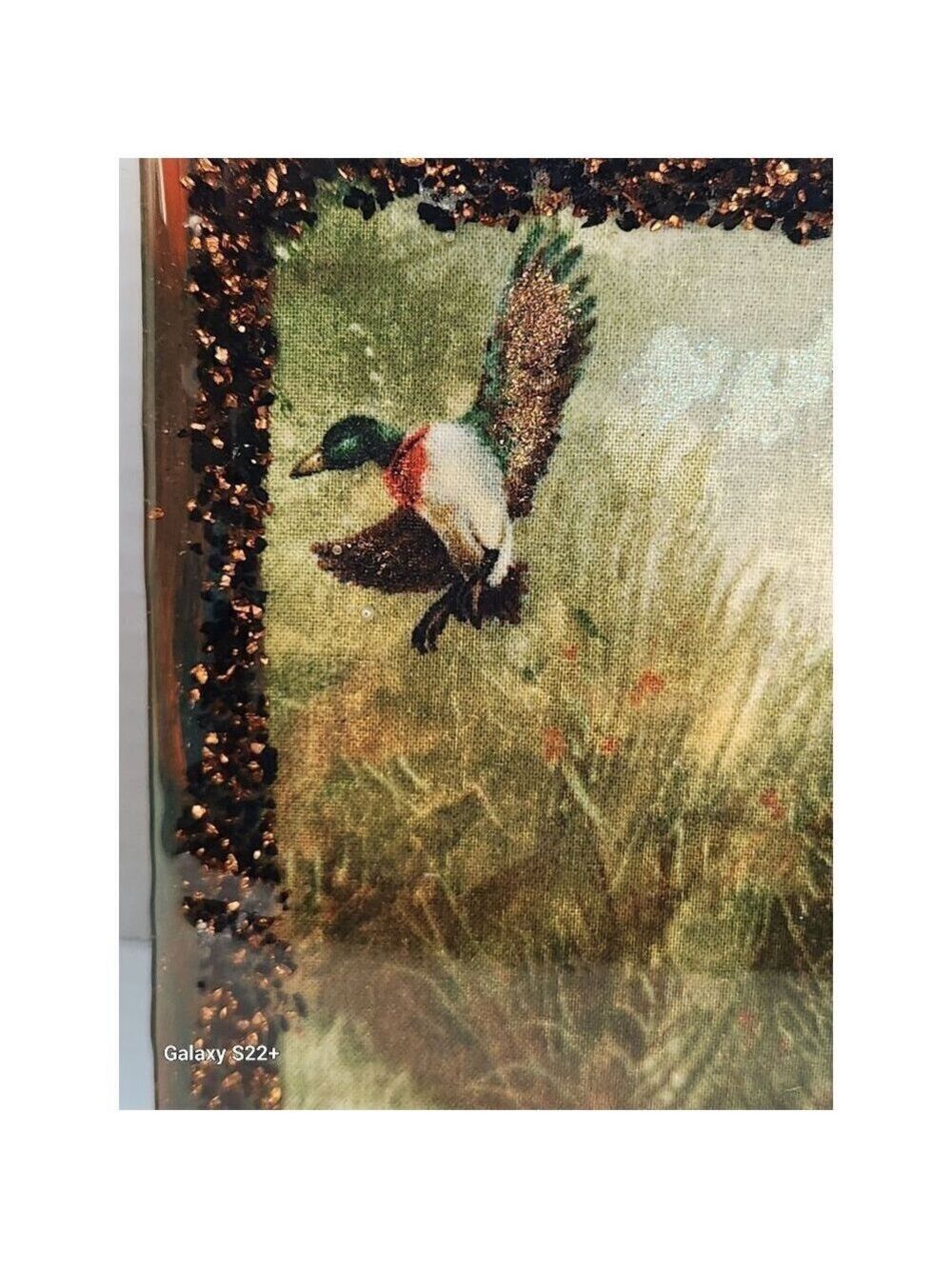Dog Bird Ceramic Resin Glass Coaster Tiles Set Of 2 - Picture 8 of 15